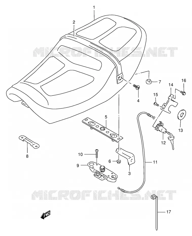 SEAT Suzuki MOTO 400 GSX 1997  GSX400V(E30)