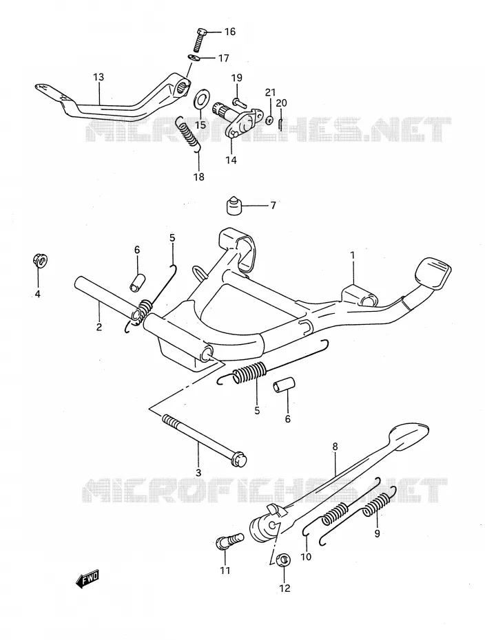 STAND Suzuki MOTO 1100 GSX-F 1990  GSX1100FL(E28)