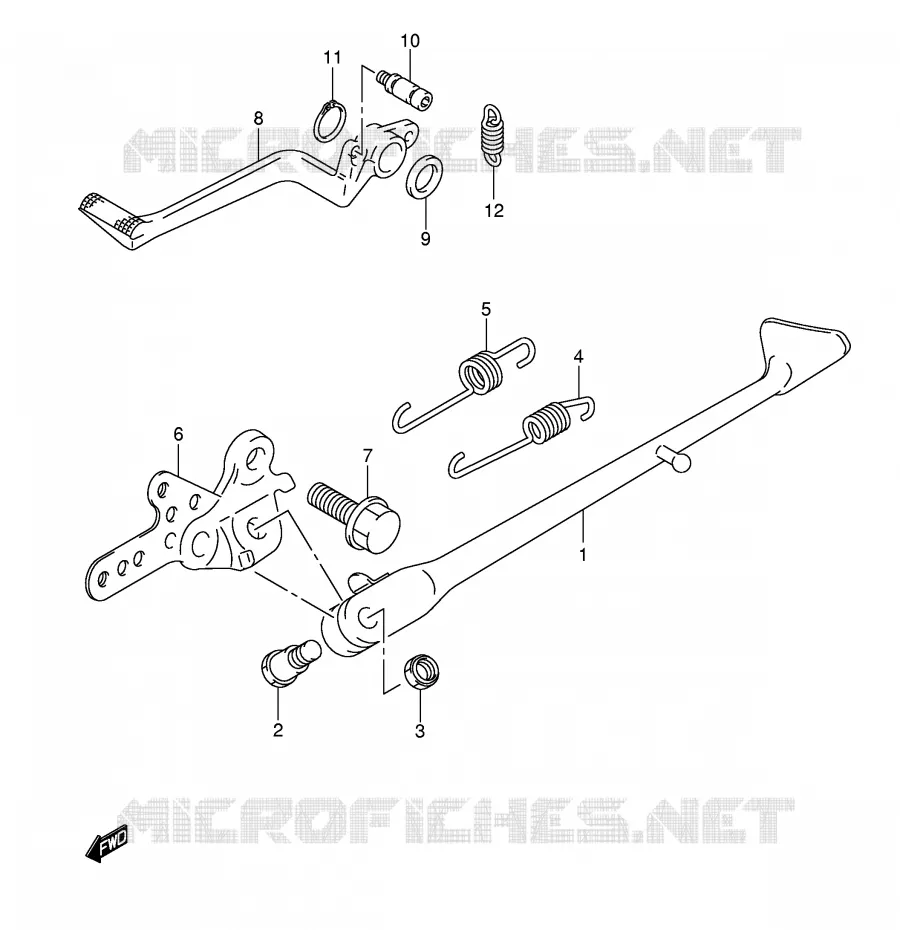 STAND Suzuki MOTO 1300 HAYABUSA 2004  GSX1300RU2K4(E2)