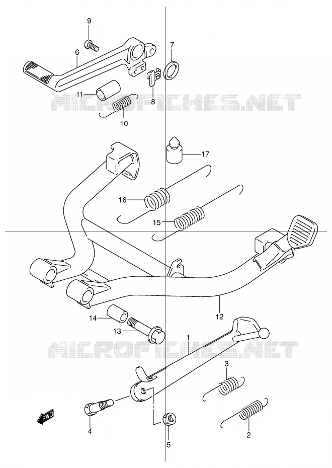 STAND Suzuki MOTO 600 BANDIT 2004  GSF600SUK4(E2)