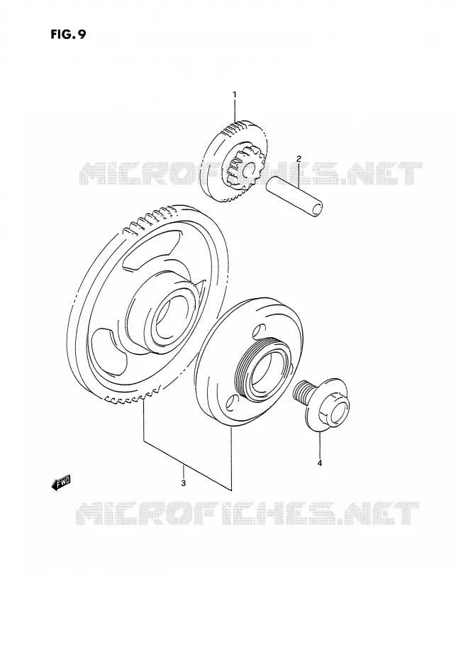 STARTER MOTOR CLUTCH Suzuki MOTO 1100 GSX-G 1994  GSX1100GR(E2)