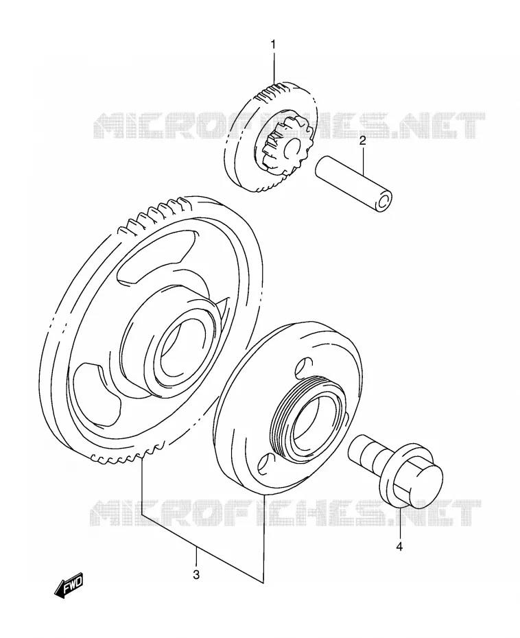 STARTER MOTOR CLUTCH Suzuki MOTO 1200 BANDIT 1997  GSF1200SAV(E28)