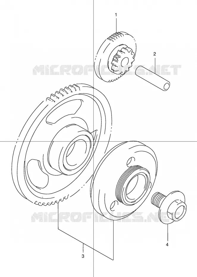 STARTER MOTOR CLUTCH Suzuki MOTO 1200 BANDIT 2002  GSF1200SK2(E2)