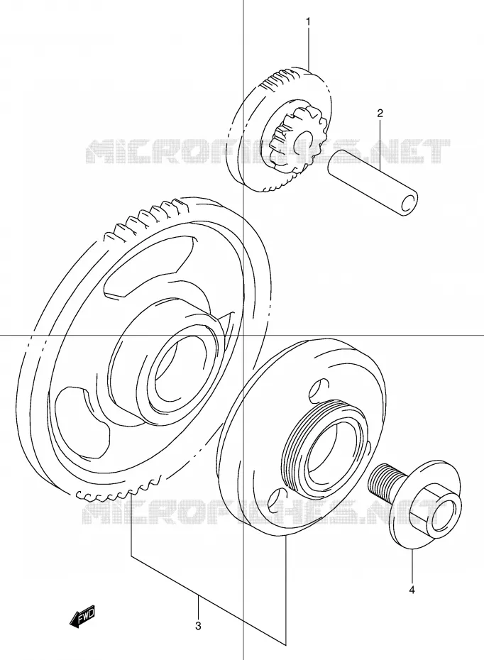 STARTER MOTOR CLUTCH Suzuki MOTO 600 BANDIT 2001  GSF600UK1(E2)