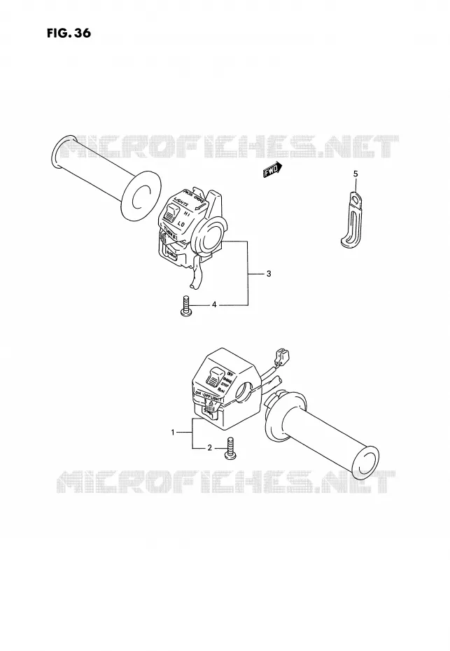 SWITCHES Suzuki MOTO 1100 GSX-G 1994  GSX1100GR(E2)