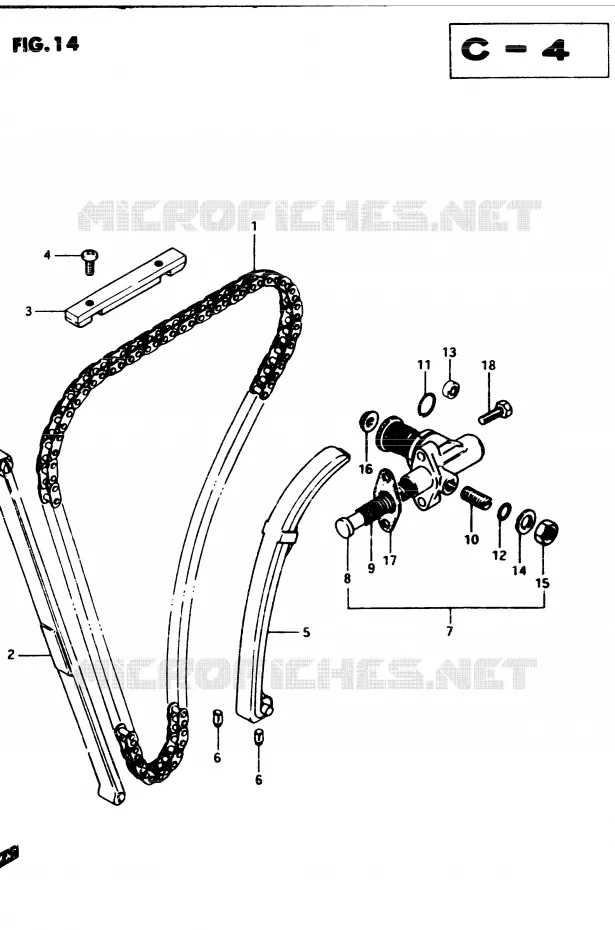 TIMING (MODEL Z) Suzuki MOTO 250 GSX 1982  GSX250SZ(Z/D)