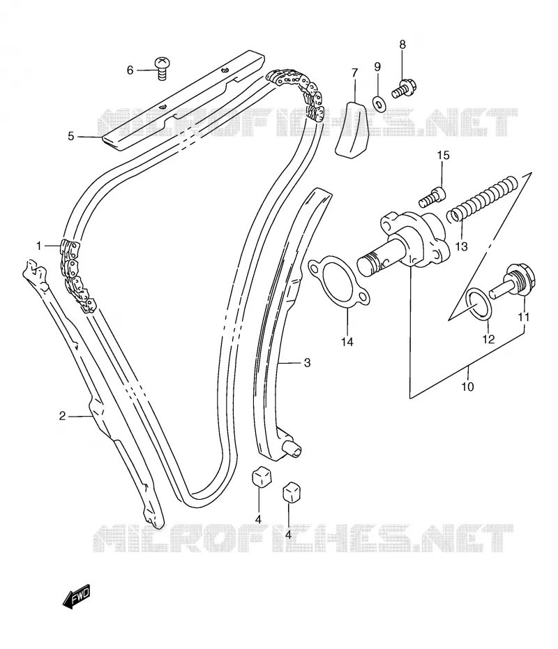 TIMING Suzuki MOTO 1200 BANDIT 1996  GSF1200T(E2)