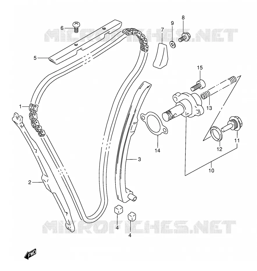 TIMING Suzuki MOTO 1200 BANDIT 1998  GSF1200SW(E28)