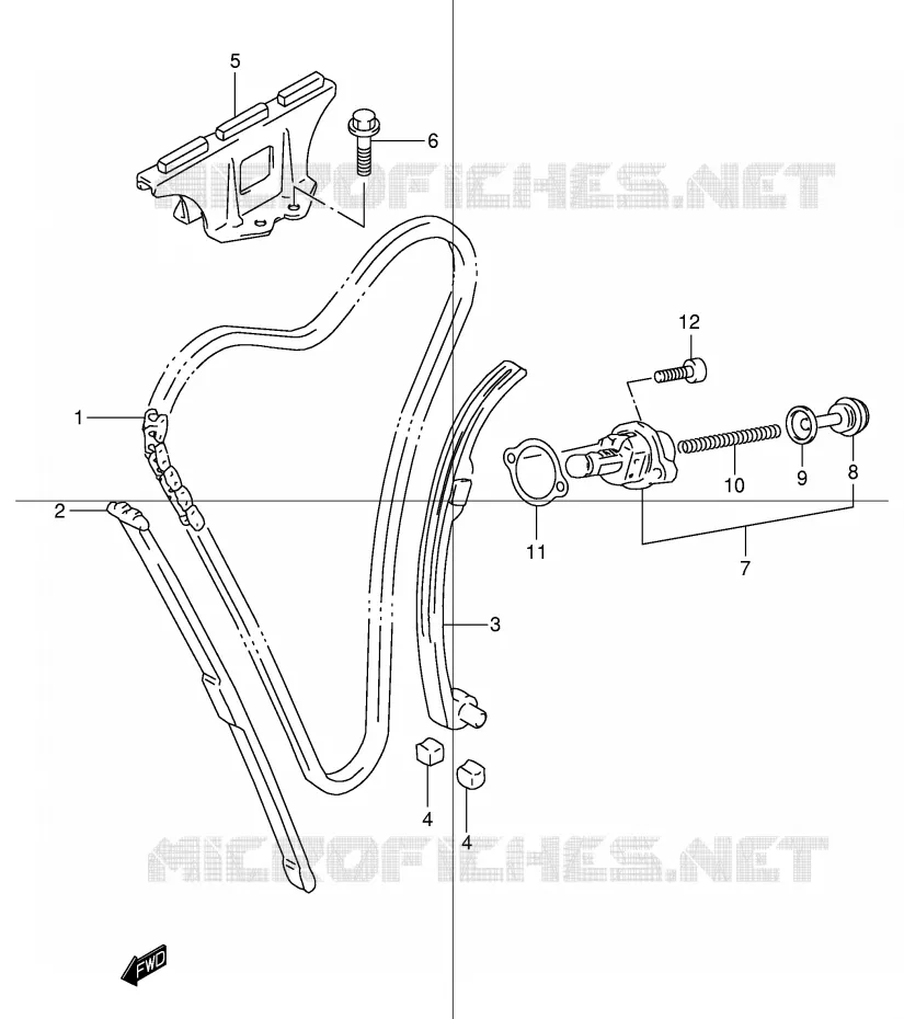 TIMING Suzuki MOTO 600 BANDIT 2003  GSF600SUK3(E2)