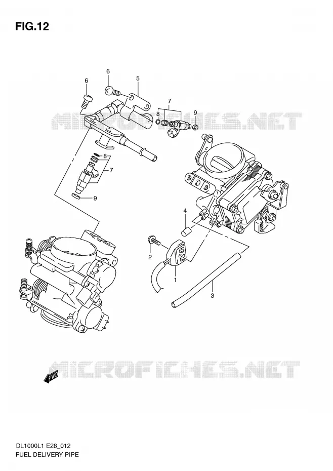 FUEL HOSE Suzuki MOTO 1000 V-STROM 2011  DL1000L1(E28)