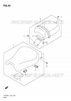 SEAT for Suzuki TU 250 2011