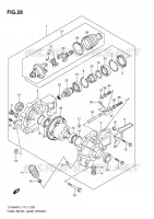 FINAL BEVEL GEAR (FRONT)(LT A400FL1 P24) for Suzuki KINGQUAD 400 2011