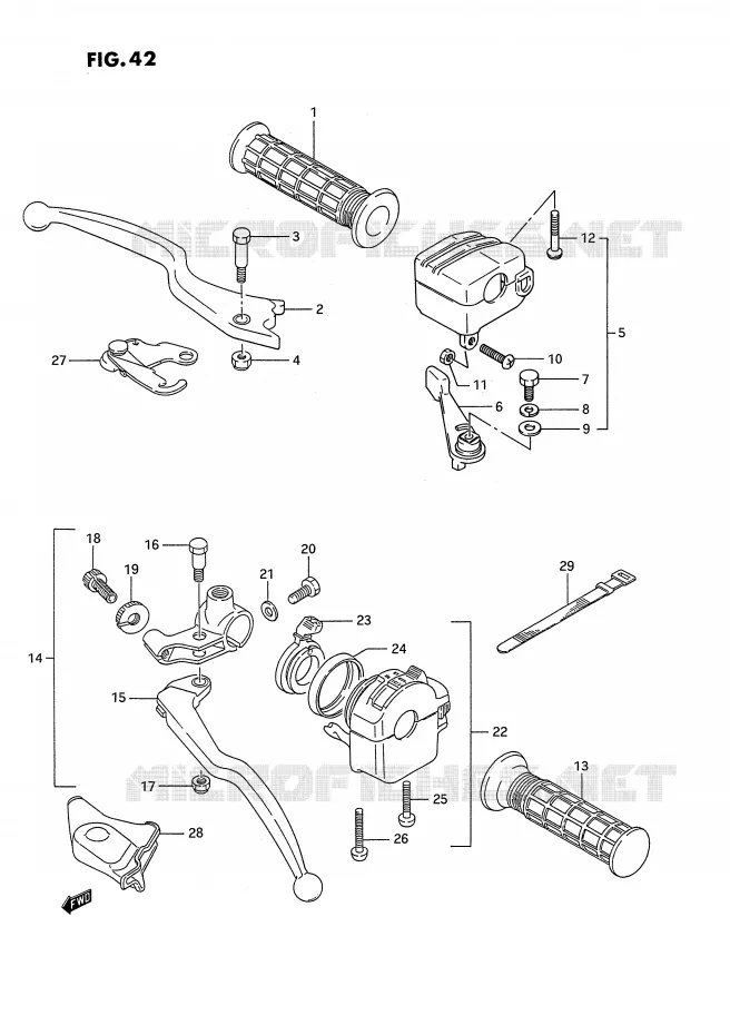 SWITCHES (MODEL H/J/K/L) Suzuki QUAD 250 QUADRUNNER 1993  LT-4WDP(E3)