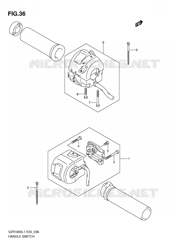 SWITCHES Suzuki MOTO 1800 INTRUDER 2011  VZR1800L1(E50)