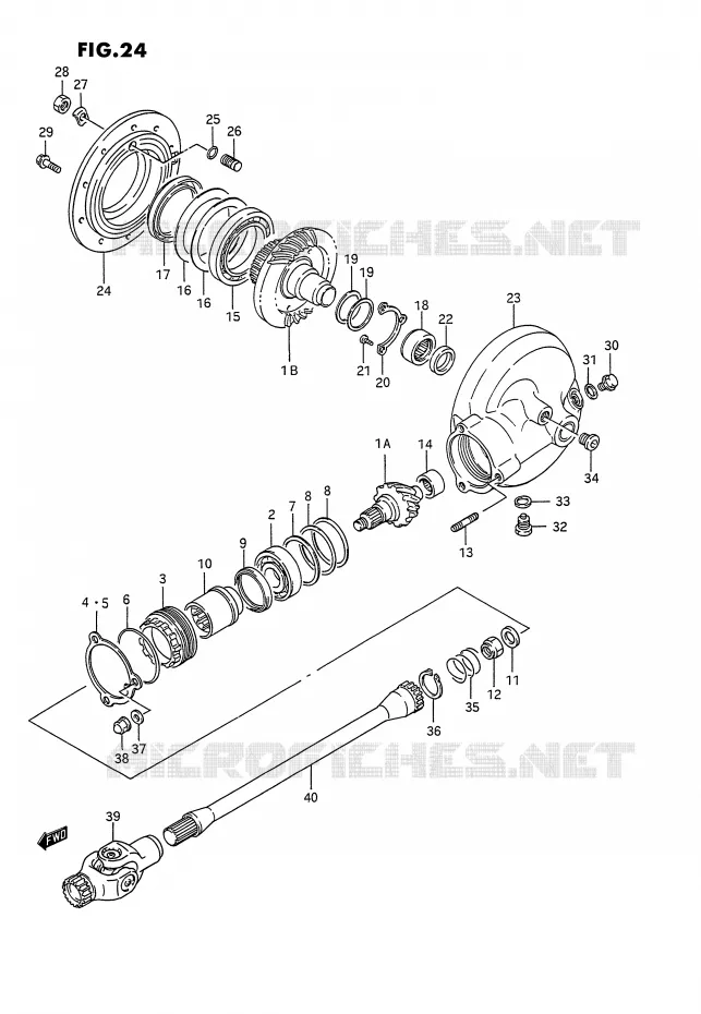 DRIVESHAFT Suzuki MOTO 1100 GSX-G 1992  GSX1100GN(E2)