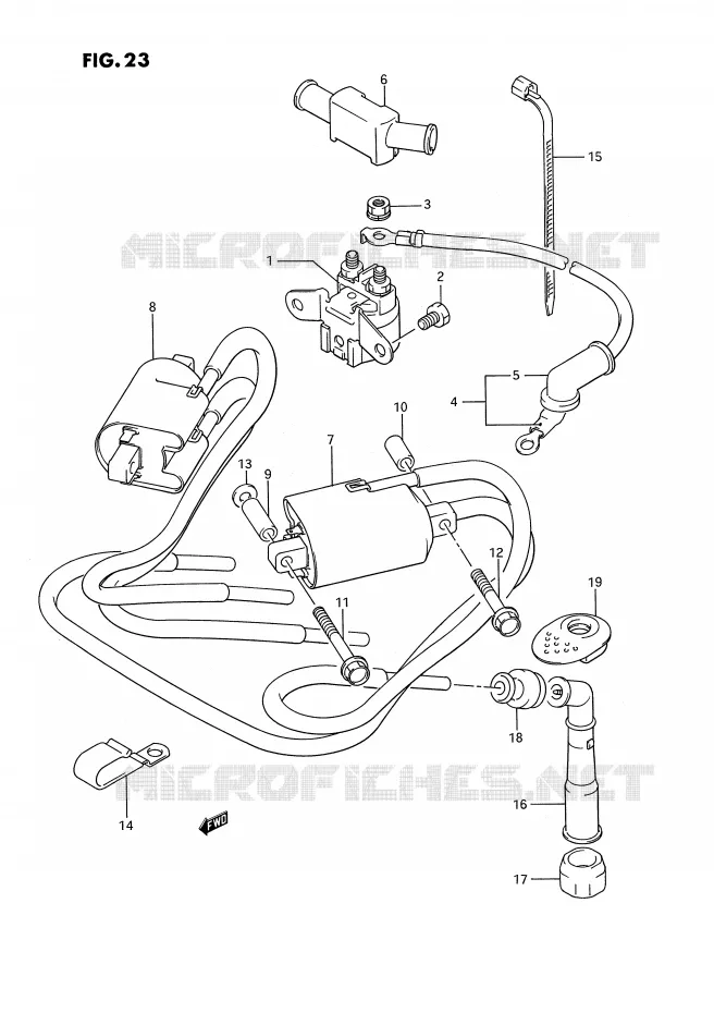 ELECTRICAL Suzuki MOTO 1100 GSX-F 1989  GSX1100FK(E2)