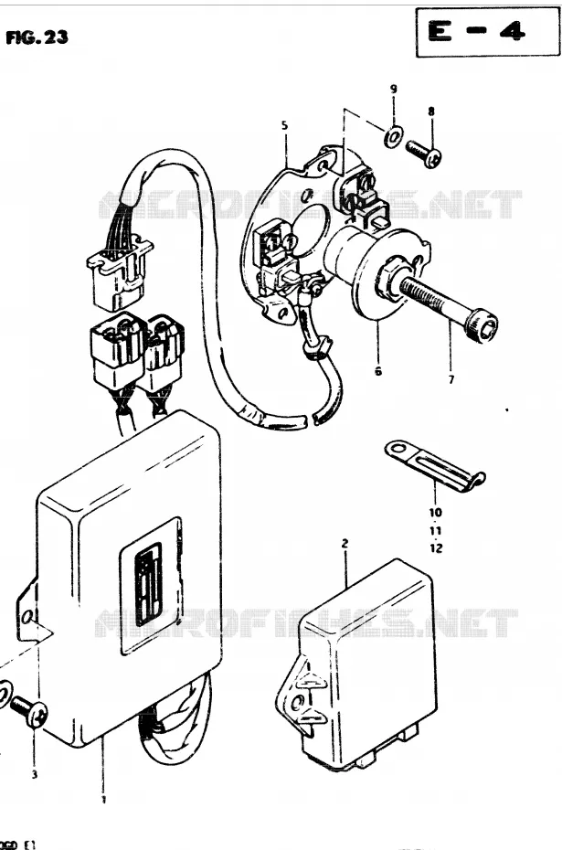 GENERATOR SENSOR Suzuki MOTO 850 GS 1983  GS850GD(E1)