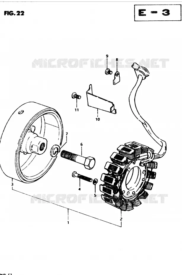 GENERATOR Suzuki MOTO 850 GS 1982  GS850GZ(E1)