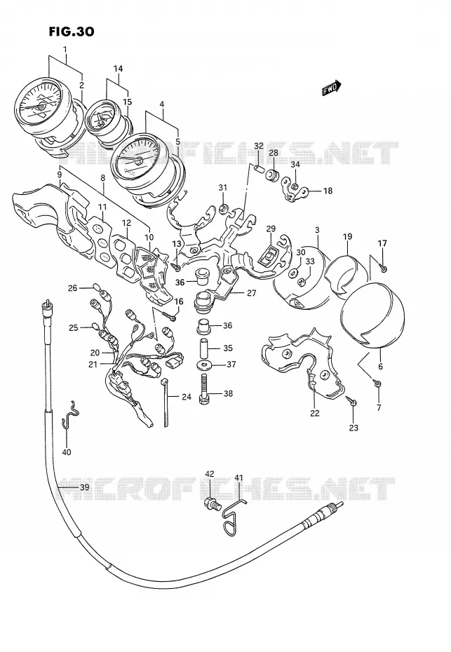 SPEEDOMETER Suzuki MOTO 1100 GSX-G 1992  GSX1100GN(E2)