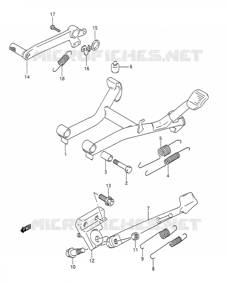 STAND Suzuki MOTO 400 BANDIT-N 1991  GSF400M(E28)