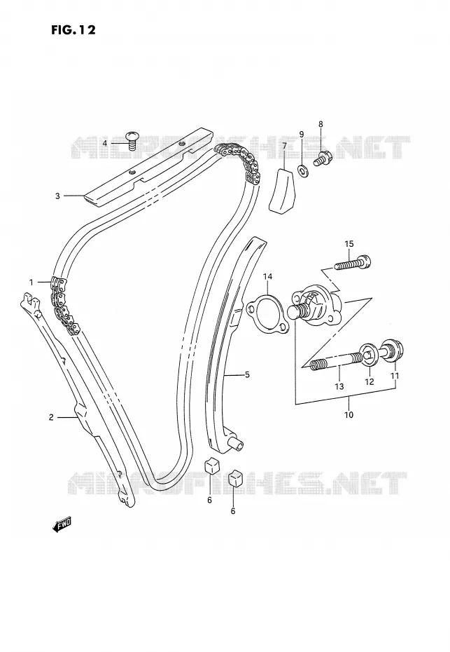 TIMING Suzuki MOTO 1100 GSX-G 1993  GSX1100GP(E2)