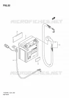 BATTERY for Suzuki TU 250 2011