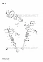 CAMSHAFT   VALVES for Suzuki TU 250 2011