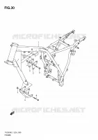FRAME for Suzuki TU 250 2011