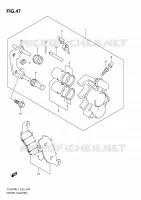 FRONT CALIPER for Suzuki TU 250 2011