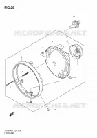 HEADLIGHT for Suzuki TU 250 2011