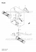 LEVERS   HANDGRIPS for Suzuki TU 250 2011