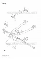 SWINGARM for Suzuki TU 250 2011