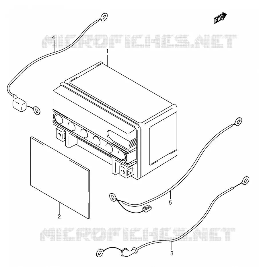 BATTERY (MODEL X/Y) Suzuki SCOOTER 400 BURGMAN 2000  AN400RY(E2)