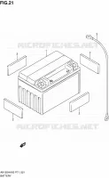 BATTERY for Suzuki BURGMAN 125 2005