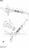 CAMSHAFT   VALVES for Suzuki BURGMAN 125 2005