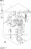 CARBURETOR for Suzuki BURGMAN 125 2005