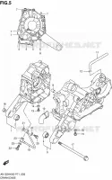 CRACKCASE COVER for Suzuki BURGMAN 125 2005