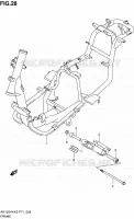 FRAME for Suzuki BURGMAN 125 2005