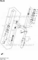 FRNT FORK for Suzuki BURGMAN 125 2005