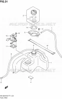 FUEL TANK for Suzuki BURGMAN 125 2005