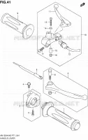 HANDGRIPS   LEVERS  for Suzuki BURGMAN 125 2005