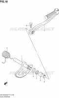 KICK STARTER for Suzuki BURGMAN 125 2005