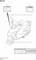 LABEL for Suzuki BURGMAN 125 2005