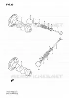CAMSHAFT   VALVES for Suzuki BURGMAN 400 2009