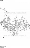 CRACKCASE COVER for Suzuki BURGMAN 400 2009