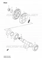 CRANK BALANCER for Suzuki BURGMAN 400 2009