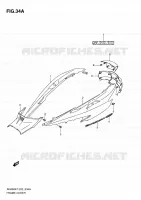 FAIRING (MODEL K9) for Suzuki BURGMAN 400 2009
