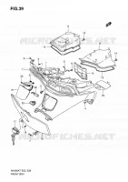 GLOVE BOX for Suzuki BURGMAN 400 2009