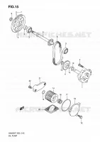 OIL PUMP for Suzuki BURGMAN 400 2009