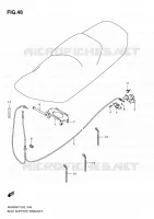 SEAT LOCK for Suzuki BURGMAN 400 2009